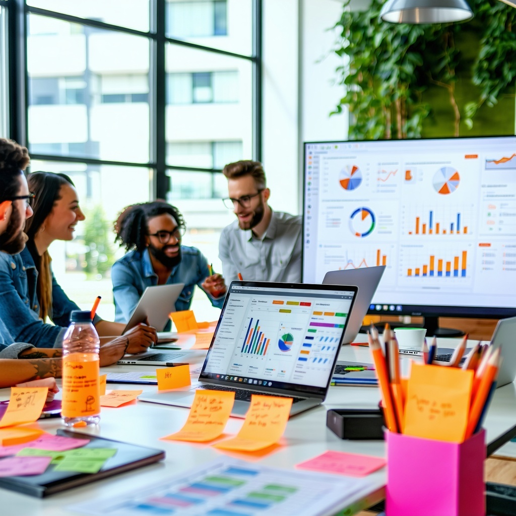 vibrant and modern google business profile marketing agency